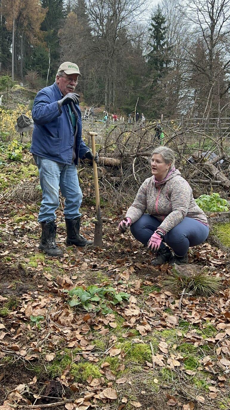 Planzaktion Jubiläumswald Niederkirchen Forstzweckverband Mittelhaardt