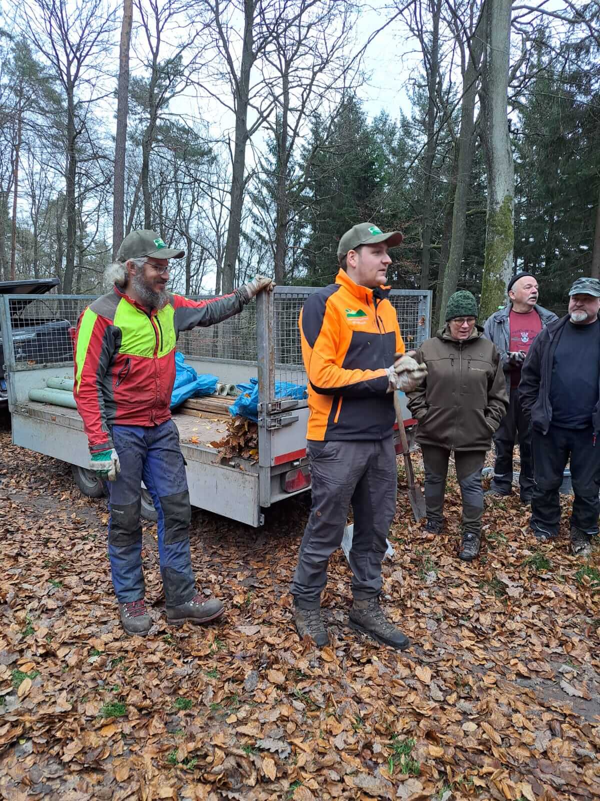 Planzaktion Jubiläumswald Niederkirchen Forstzweckverband Mittelhaardt